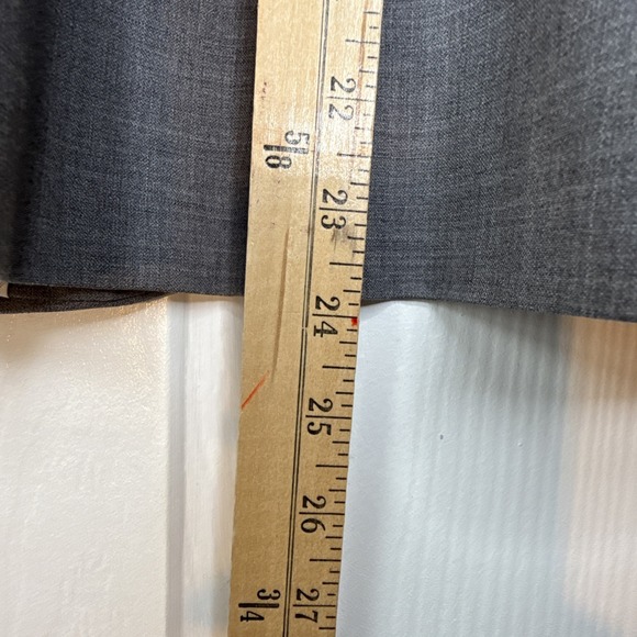 Banana Republic Women's Blazer 2 Gray Long Sleeve Two Button Wool Stretch Lined - Picture 9 of 9